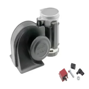 Stebel Nautilus Truck Compact Air Horn Black 24 Volt 139dB LOUD Relay & Fittings