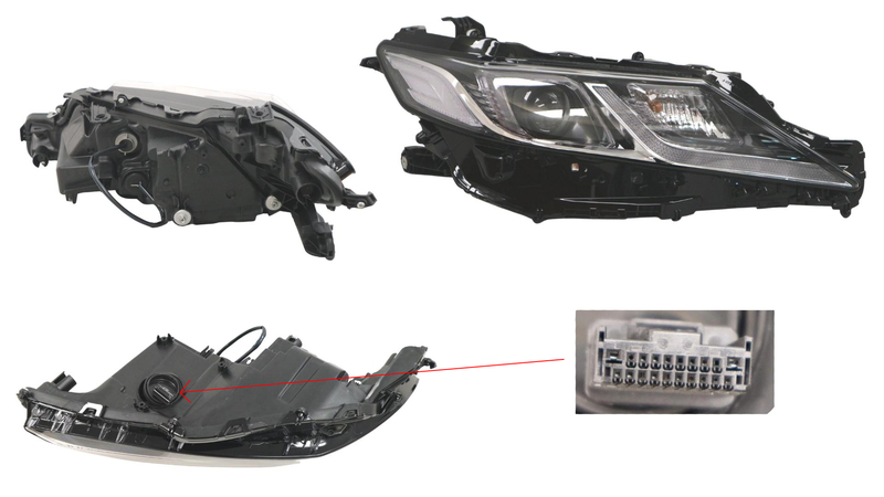 TOYOTA CAMRY ASV70/GSV70/AXVH71(ASCENT/ASCENT SPORT) HEADLIGHT RIGHT HAND SIDE