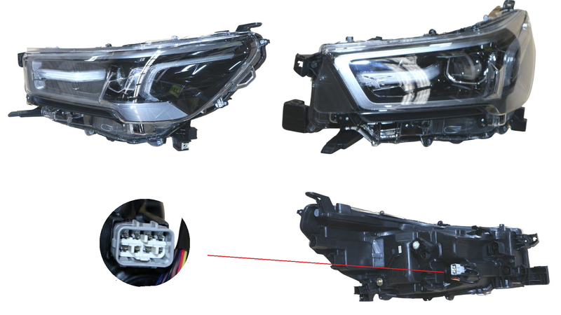 TOYOTA HILUX WORKMATE,SR,SR HI-RIDER 2WD/4WD HEADLIGHT LEFT HAND SIDE