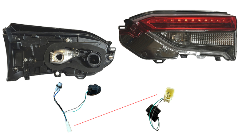 TOYOTA RAV4 50 SERIES TAIL LIGHT RIGHT HAND SIDE INNER